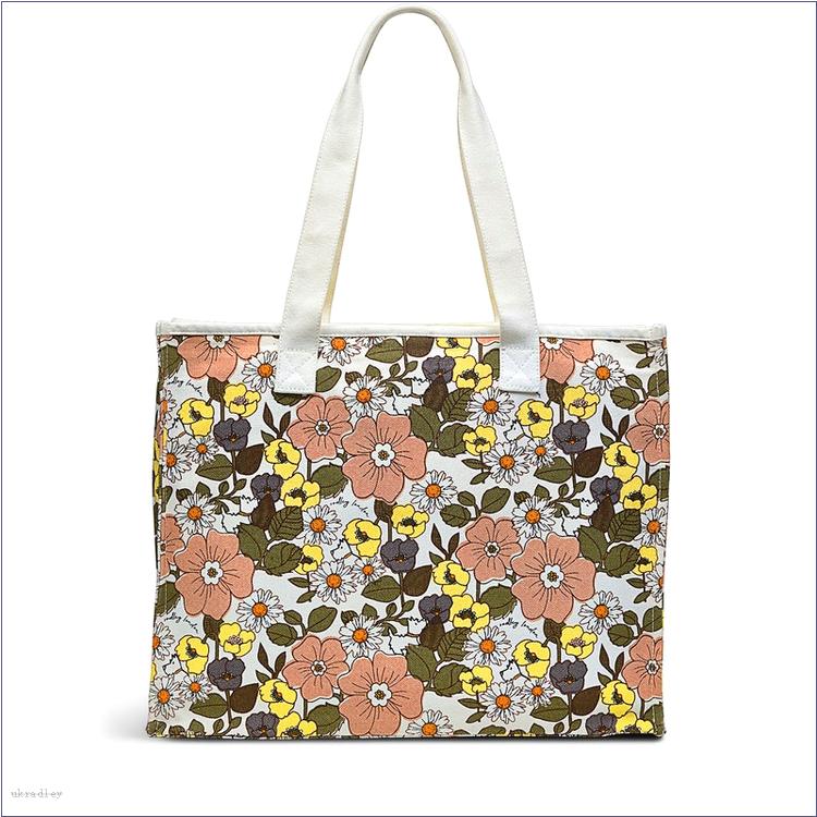  BAGRadleyUK 60s Floral, Large Open Top Tote Bag