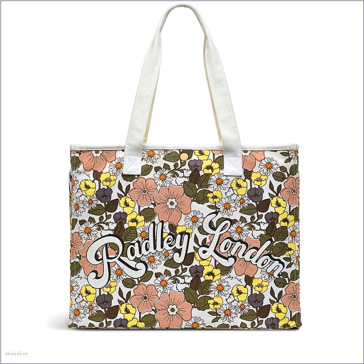  BAGRadleyUK 60s Floral, Large Open Top Tote Bag