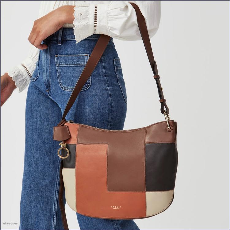  BAGRadleyUK Acorn Way - Patchwork, Medium Ziptop Crossbody