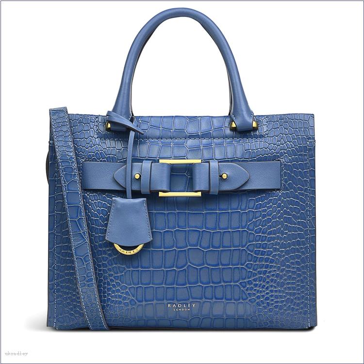  BAGRadleyUK Agnes Street Faux Croc, Medium ZipTop Multiway Bag