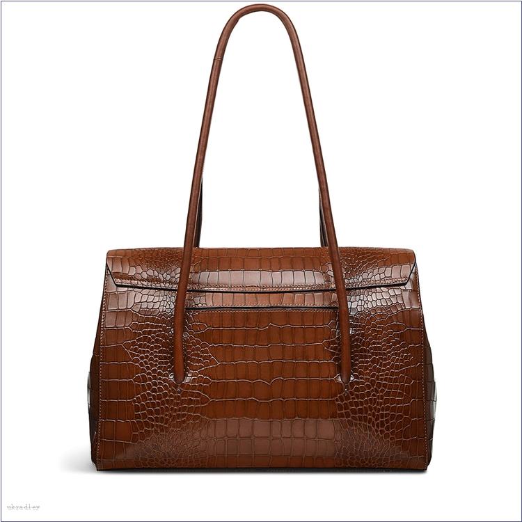  BAGRadleyUK Apsley Road - Faux Croc, Large Flapover Tote