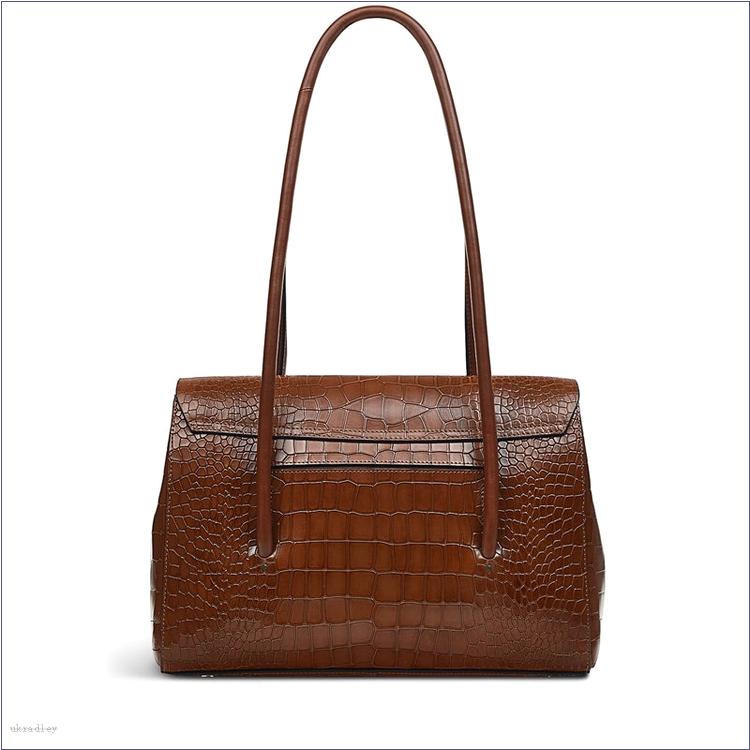  BAGRadleyUK Apsley Road - Faux Croc, Medium Flapover Tote