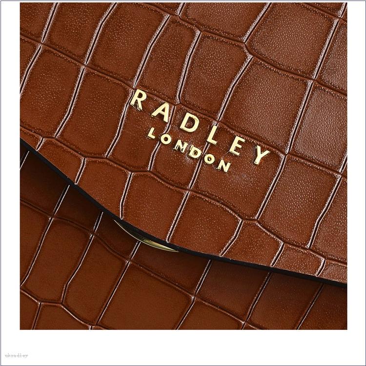  BAGRadleyUK Apsley Road - Faux Croc, Medium Flapover Tote