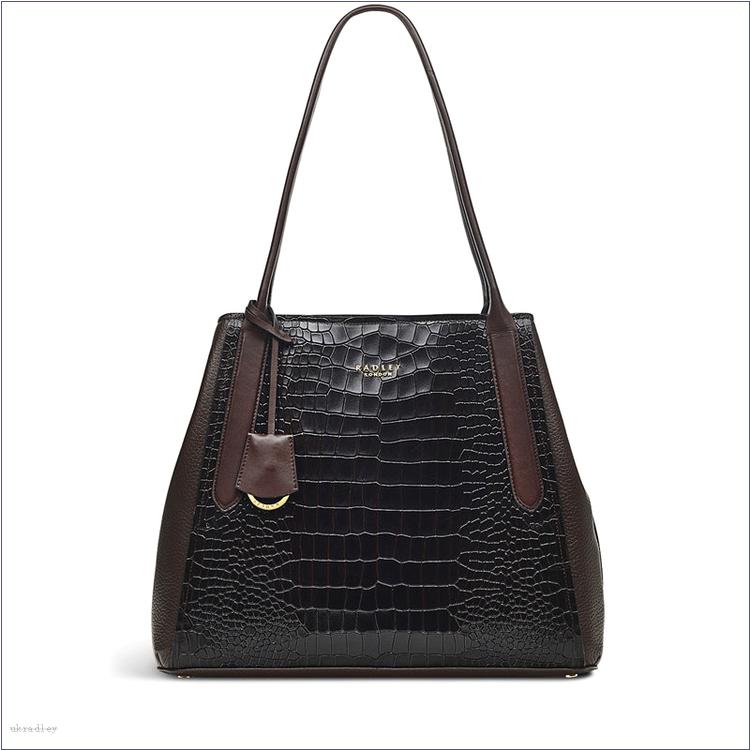  BAGRadleyUK Baylis Road 2.0 - Faux Croc, Medium Zip-Top Shoulder