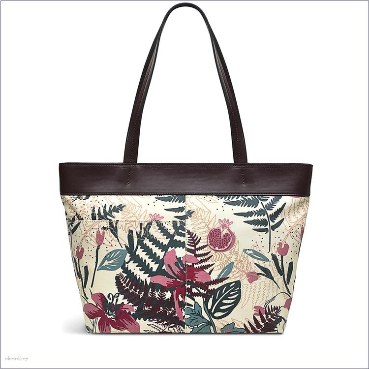  BAGRadleyUK Botanical Floral, Large Shoulder Tote Ziptop