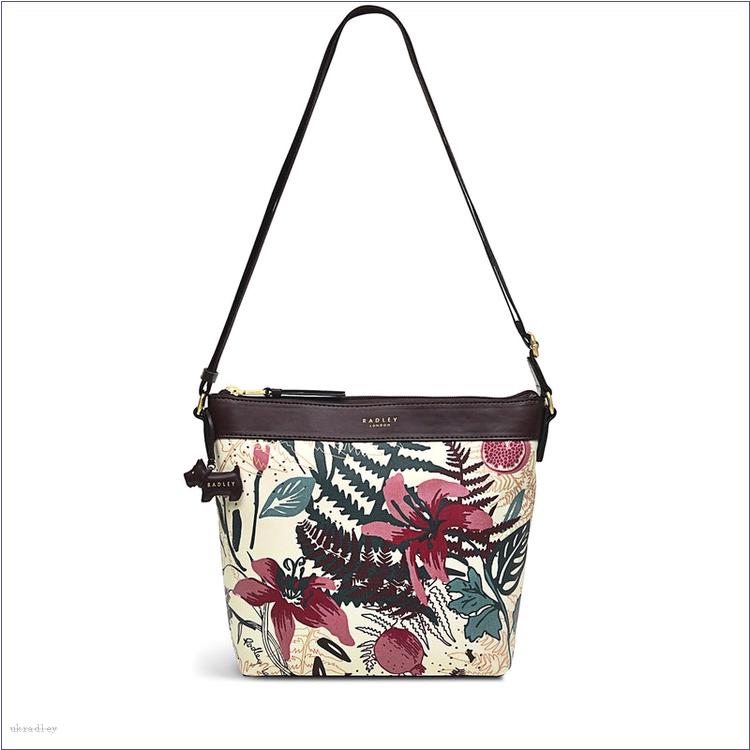  BAGRadleyUK Botanical Floral, Medium Crossbody Ziptop