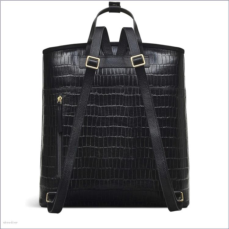  BAGRadleyUK Bridgewater - Faux Croc, Large Zip-Top Backpack