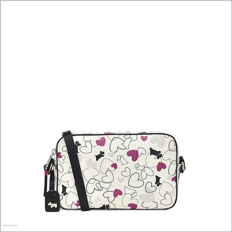  BAGRadleyUK Camo Heart Responsible, Mini Zip-Around Cross Body