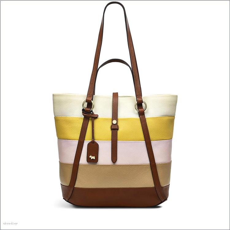  BAGRadleyUK Charlotte Street - Stripe, Large Ziptop Tote