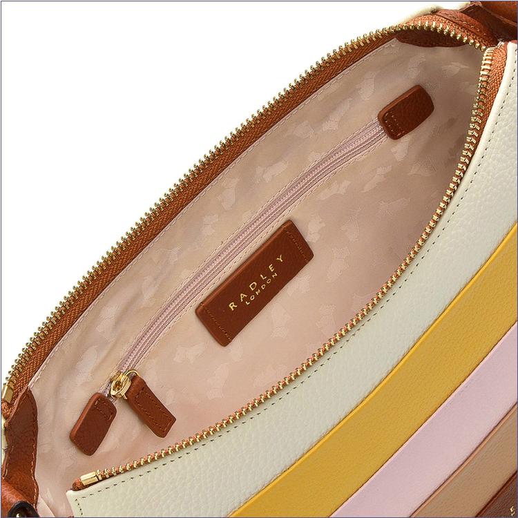  BAGRadleyUK Charlotte Street - Stripe, Small Ziptop Crossbody