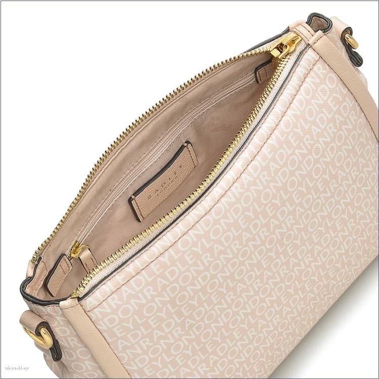  BAGRadleyUK Chartwell - Signature Logo Responsible, Small Zip-Top Cross Body