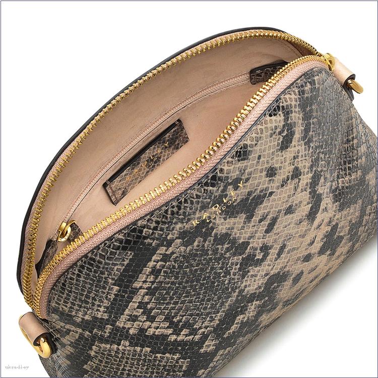  BAGRadleyUK Chelsea - Faux Python, Mini Zip-Top Cross Body