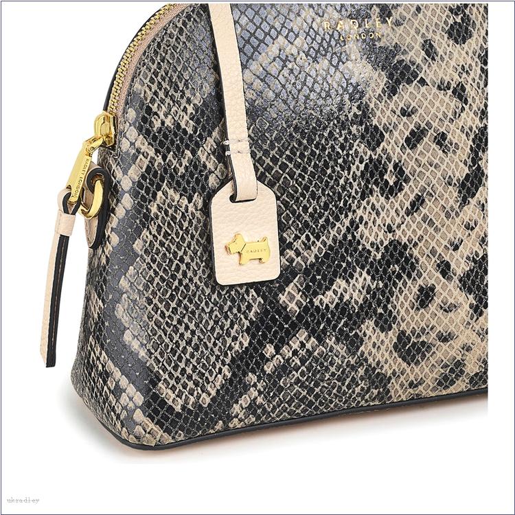  BAGRadleyUK Chelsea - Faux Python, Mini Zip-Top Cross Body