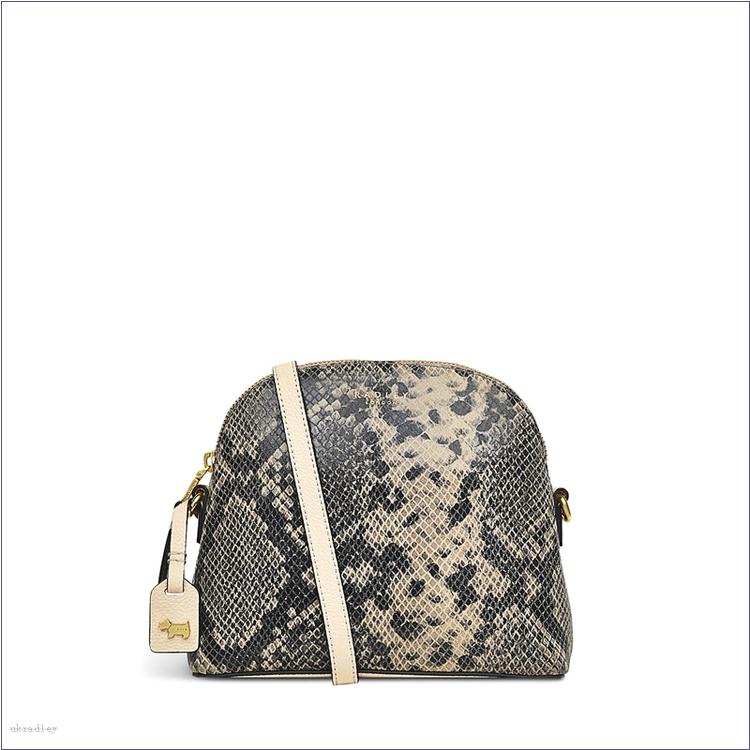  BAGRadleyUK Chelsea - Faux Python, Mini Zip-Top Cross Body