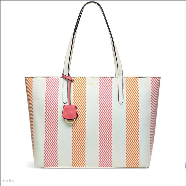  BAGRadleyUK Chrisp Street - Stripe, Large Ziptop Tote