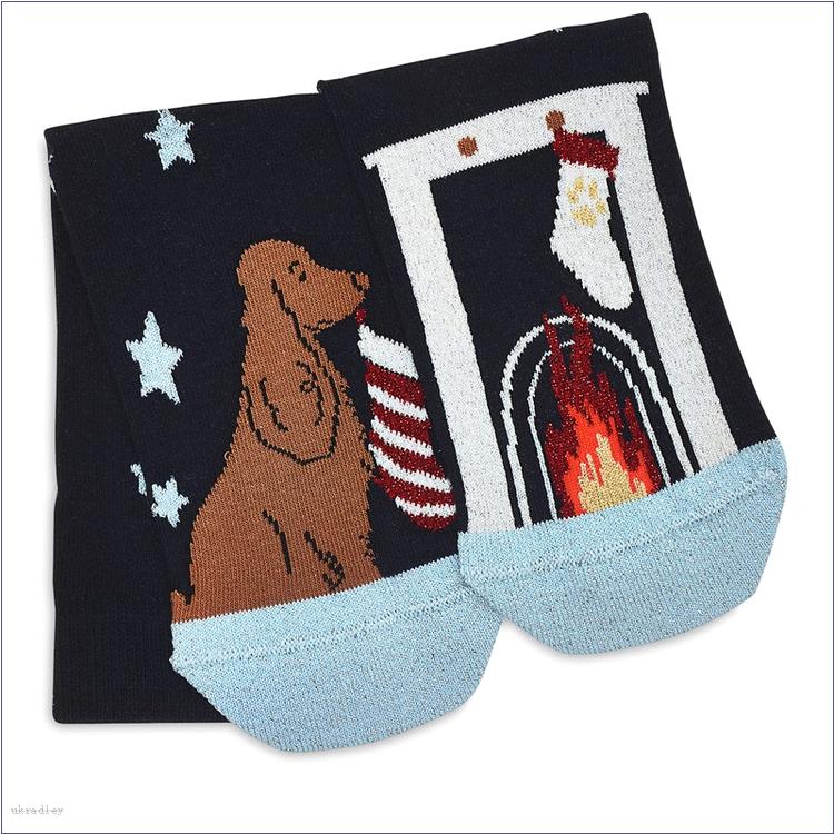  BAGRadleyUK Christmas Dogs, 1Pk Dog Socks