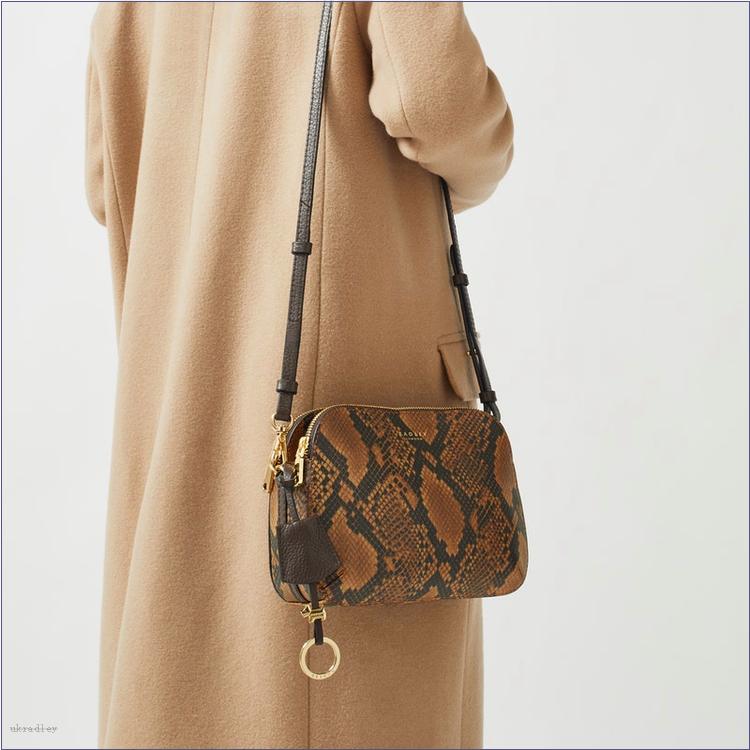  BAGRadleyUK Dukes Place - Faux Snake, Medium Zip-Top Cross Body