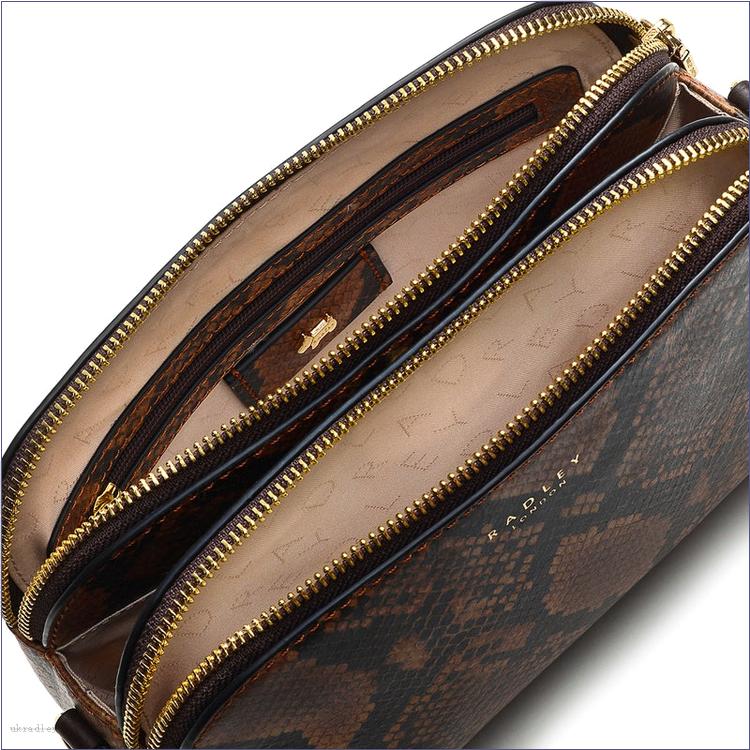  BAGRadleyUK Dukes Place - Faux Snake, Medium Zip-Top Cross Body