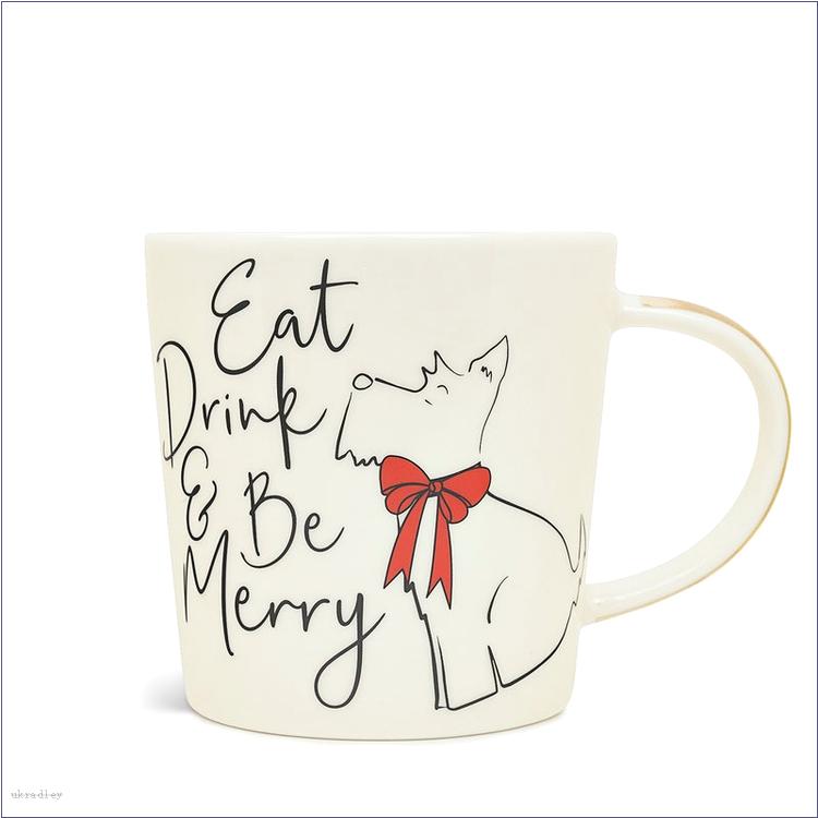  BAGRadleyUK Eat Drink And Be Merry, Ceramic Mug