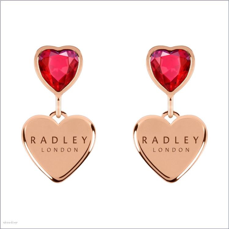  BAGRadleyUK Esher Street, Heart Drop Earrings