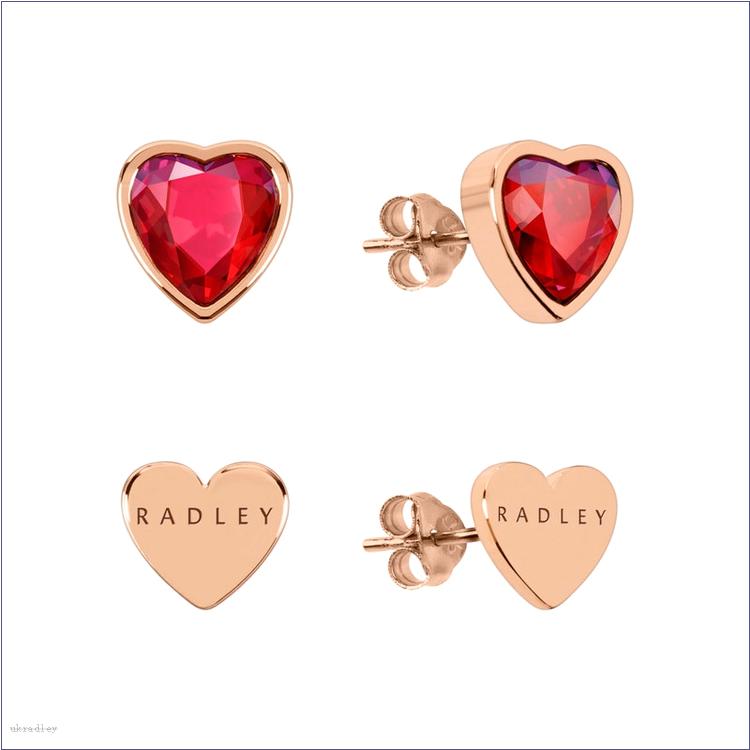  BAGRadleyUK Esher Street, Heart Twin Pack Earrings