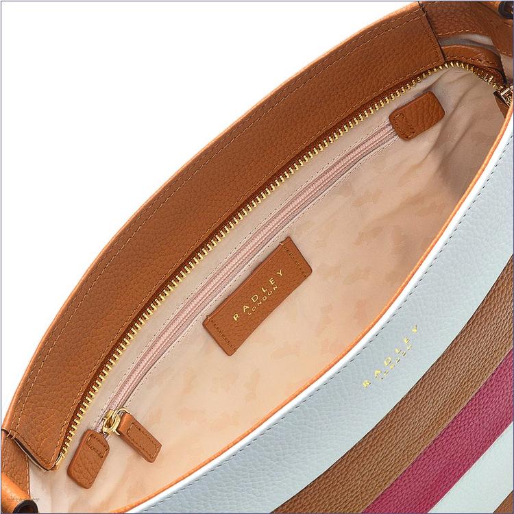  BAGRadleyUK Farringdon - Stripe, Small Ziptop Crossbody