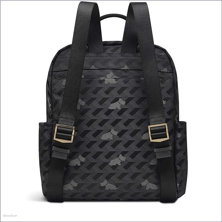  BAGRadleyUK Finsbury Park Geo Dog Jacquard, Medium ZipTop Backpack