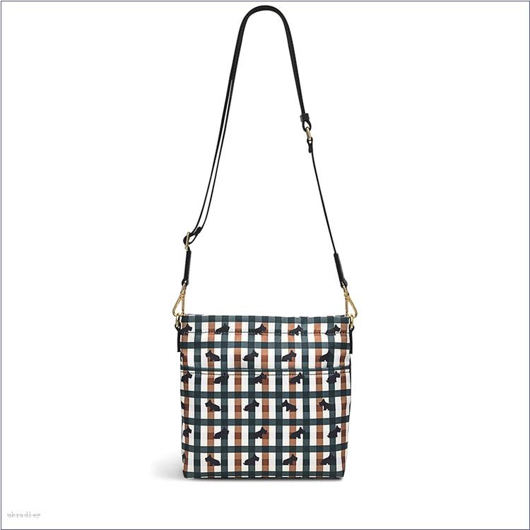  BAGRadleyUK Finsbury Park - Checked Dog, Small Zip-Top Cross Body