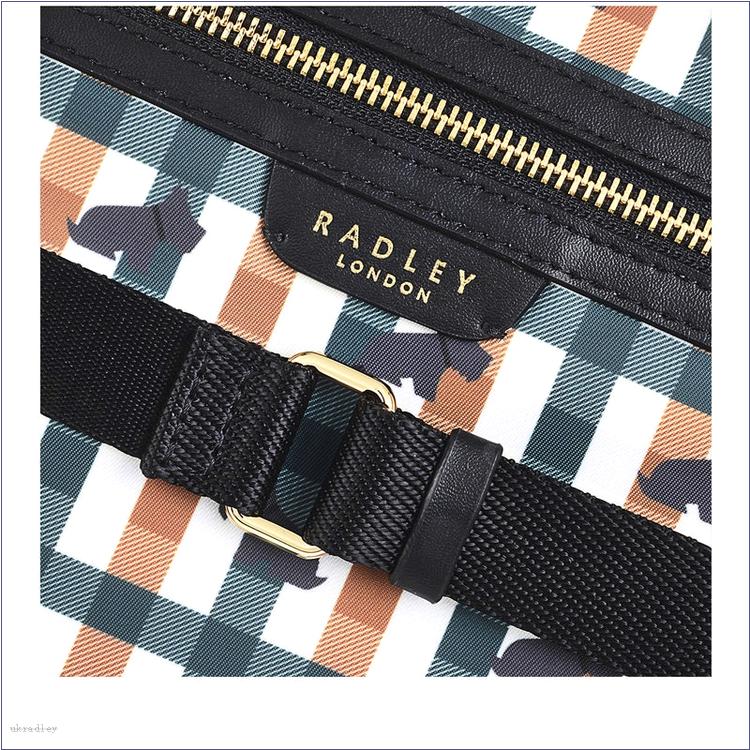  BAGRadleyUK Finsbury Park - Checked Dog, Small Zip-Top Cross Body