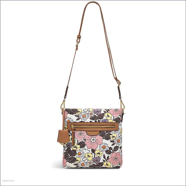  BAGRadleyUK Finsbury Park '60s Floral Quilt, Small ZipTop Cross Body Bag