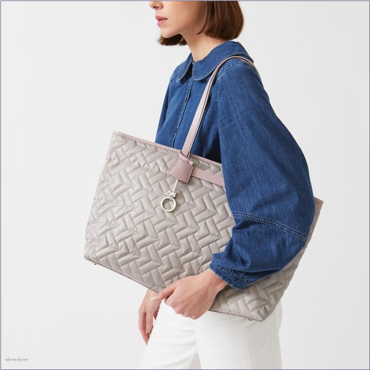  BAGRadleyUK Finsbury Park - Quilt, Large Zip-Top Shoulder Bag