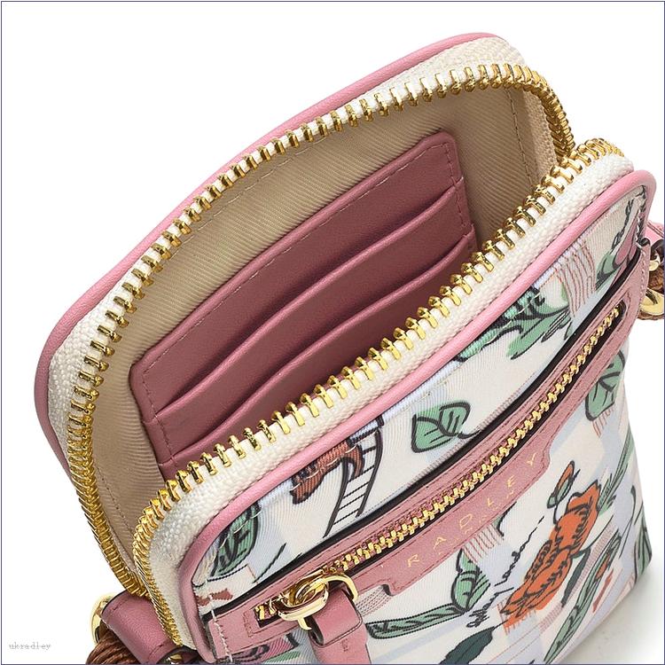  BAGRadleyUK Finsbury Park - Regents Rose, Medium Zip Around Phone Cross Body