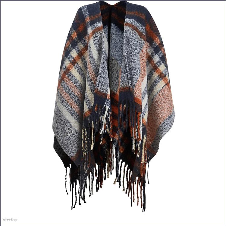  BAGRadleyUK Fluffy Check, Poncho