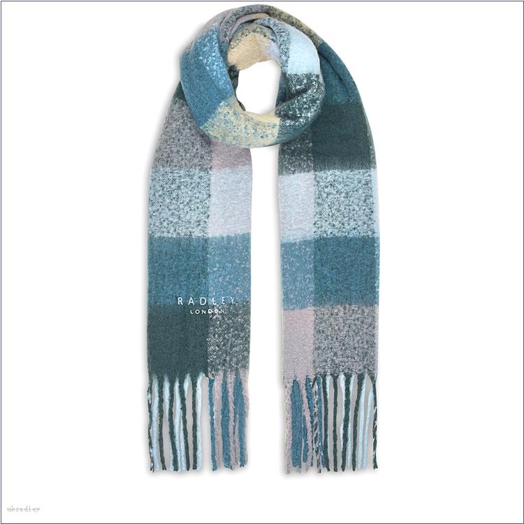  BAGRadleyUK Fluffy Check, Scarf