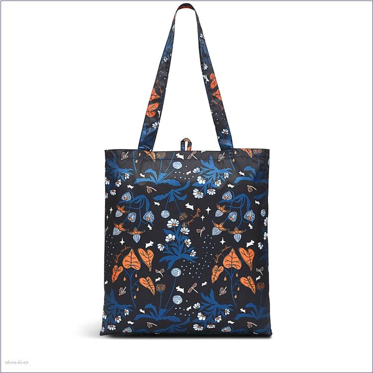  BAGRadleyUK Folk Floral, Foldaway Tote Bag