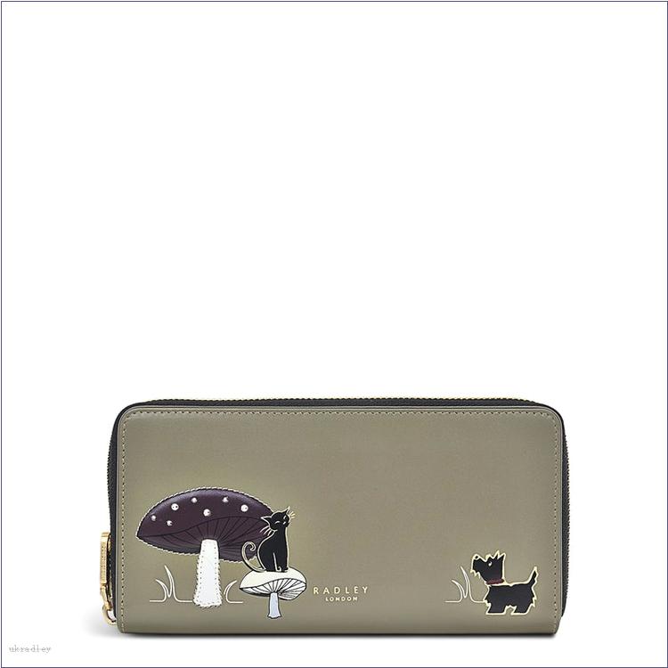  BAGRadleyUK Forest Friends, Large Zip Around Matinee Purse