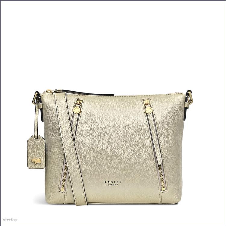  BAGRadleyUK Fountain Road - Metallic, Small Ziptop Crossbody