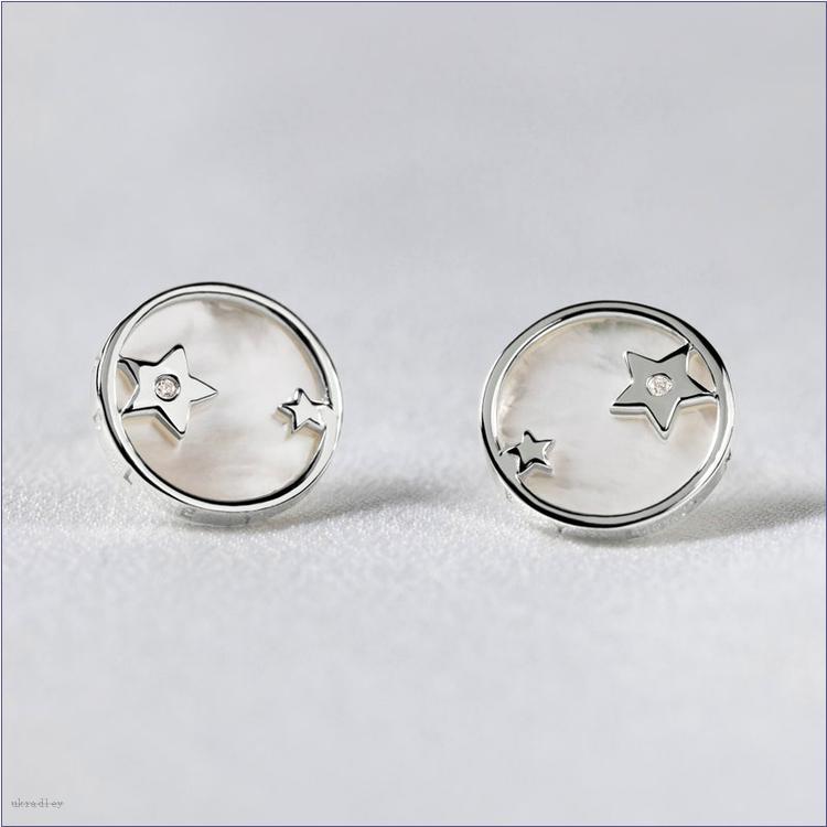  BAGRadleyUK Hatton Gardens, Star Earrings With Diamonds