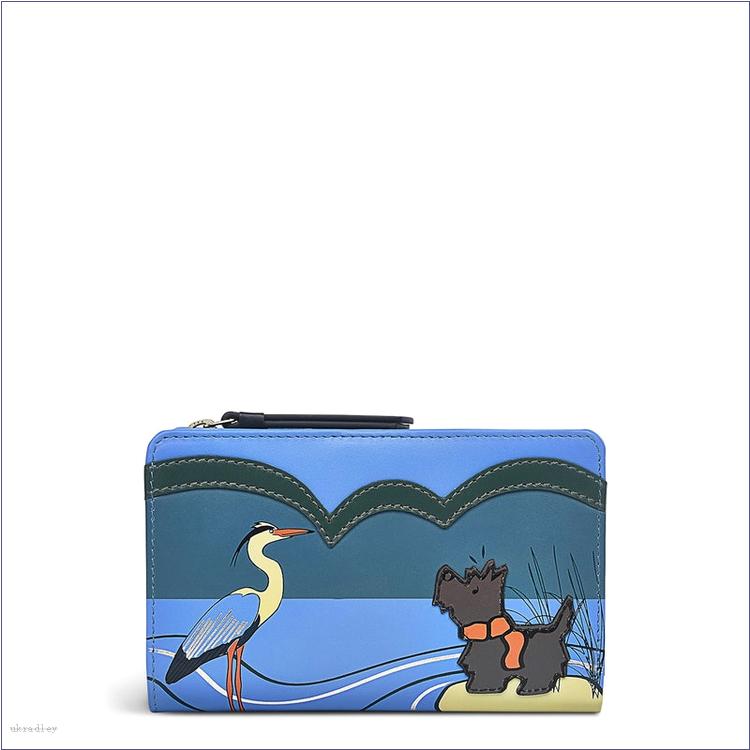  BAGRadleyUK Heron And The Dog, Medium Bifold Purse