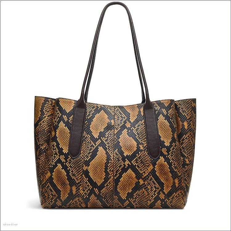  BAGRadleyUK Hillgate Place - Faux Snake, Large Open-Top Tote