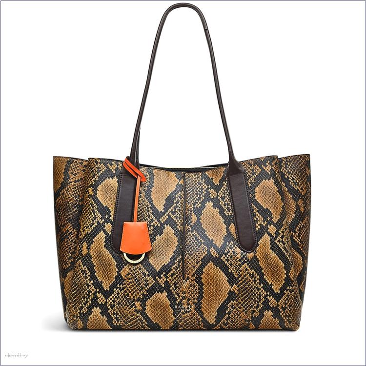  BAGRadleyUK Hillgate Place - Faux Snake, Large Open-Top Tote