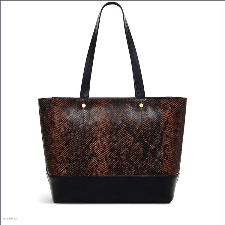  BAGRadleyUK Isabella Road - Faux Python, Medium Ziptop Tote