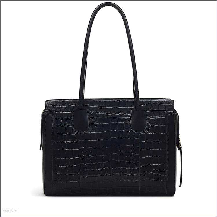  BAGRadleyUK Kelham Gardens - Faux Croc, Large Ziptop Tote