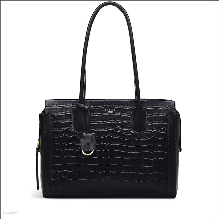  BAGRadleyUK Kelham Gardens - Faux Croc, Large Ziptop Tote