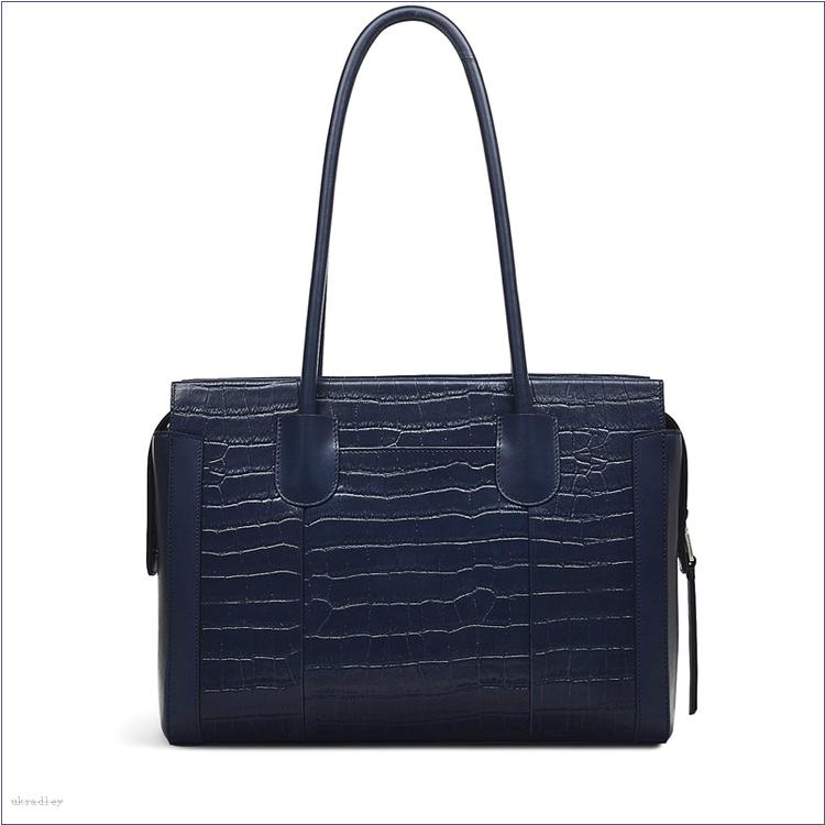  BAGRadleyUK Kelham Gardens - Faux Croc, Large Ziptop Tote