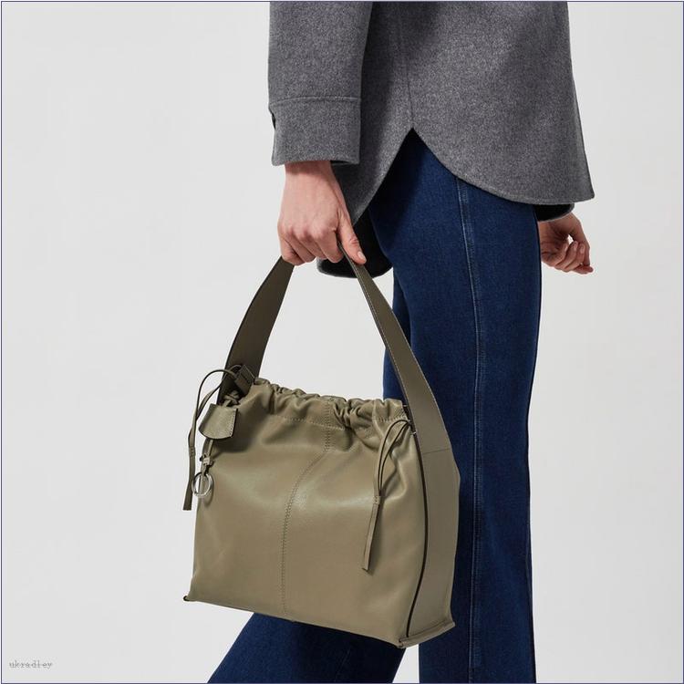  BAGRadleyUK Lewis Lane, Medium Drawstring Shoulder Bag