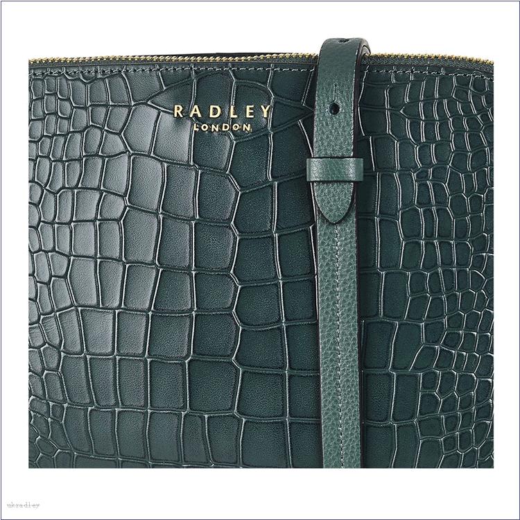  BAGRadleyUK Liverpool Street 2.0 - Faux Croc, Medium Zip-Top Cross Body