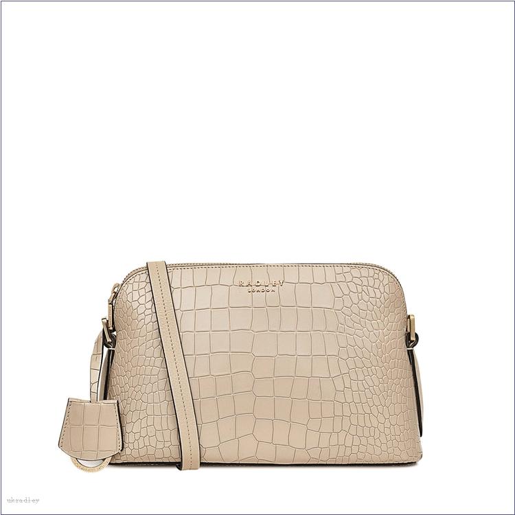  BAGRadleyUK Liverpool Street 2.0 - Faux Croc, Medium Ziptop Crossbody