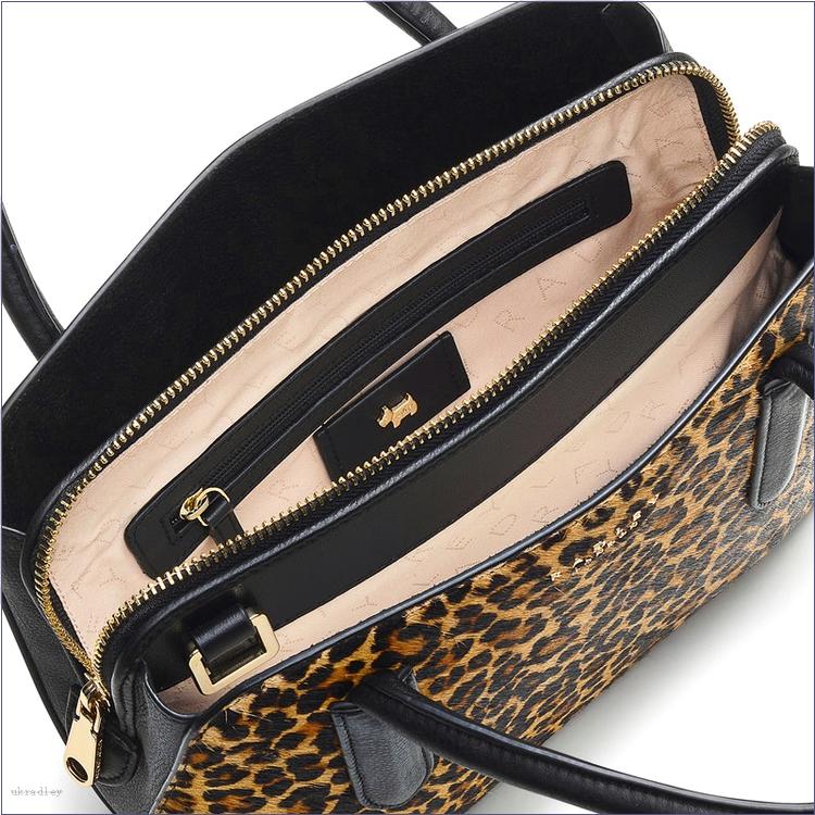  BAGRadleyUK Liverpool Street 2.0 - Faux Leopard, Small Zip-Top Multiway