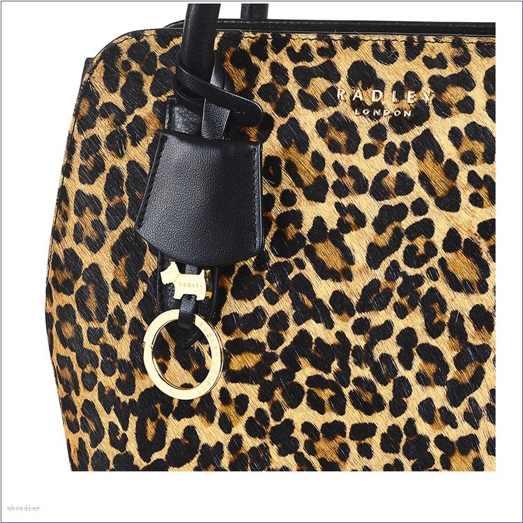  BAGRadleyUK Liverpool Street 2.0 - Faux Leopard, Small Zip-Top Multiway